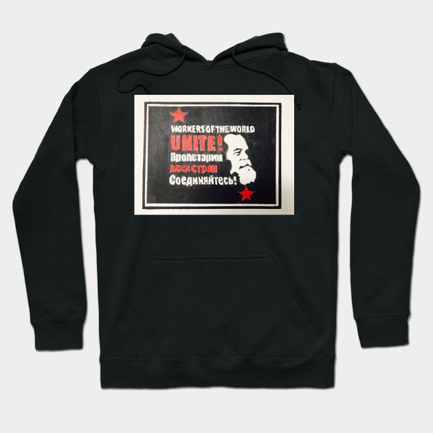 Workers of the World Hoodie by sukhpalgrewal